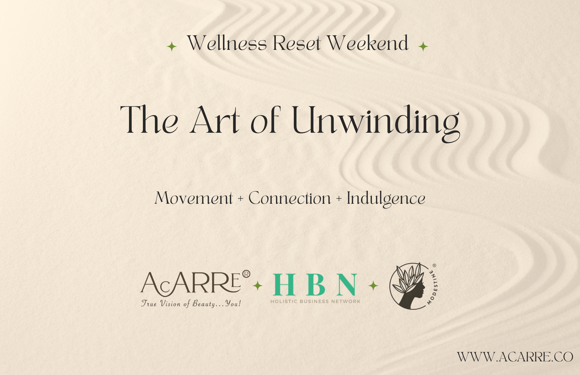 The Art of Unwinding-Wellness Reset Weekend
